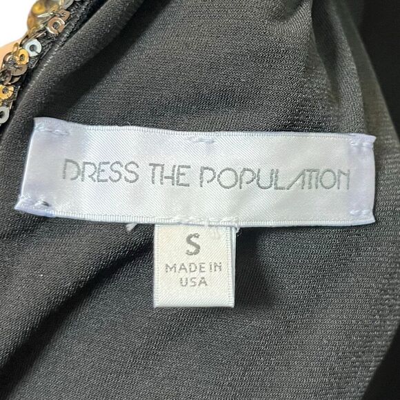 Dress the Population Lola Sequin Mini Dress Women’s Size Small Bodycon - Picture 12 of 12
